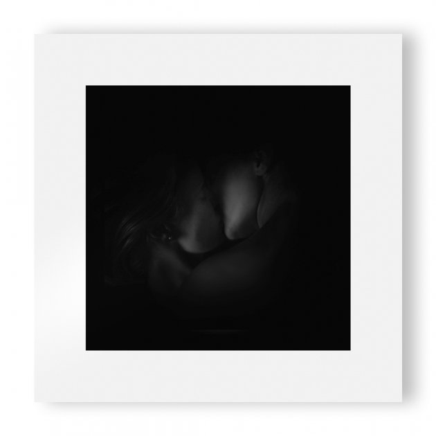 Kōan n.2- 70x70cm su tamburato 95x95cm - stampa giclée su carta Hahnemuhle