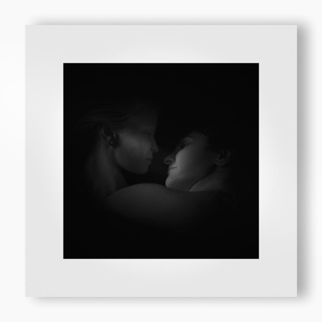 Kōan n.1- 70x70cm su tamburato 95x95cm - stampa giclée su carta Hahnemuhle