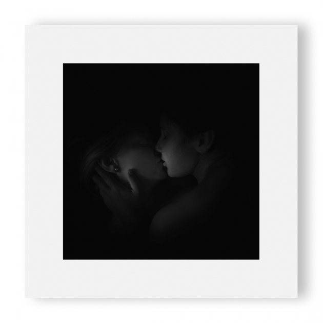 Kōan n.3- 70x70cm su tamburato 95x95cm - stampa giclée su carta Hahnemuhle